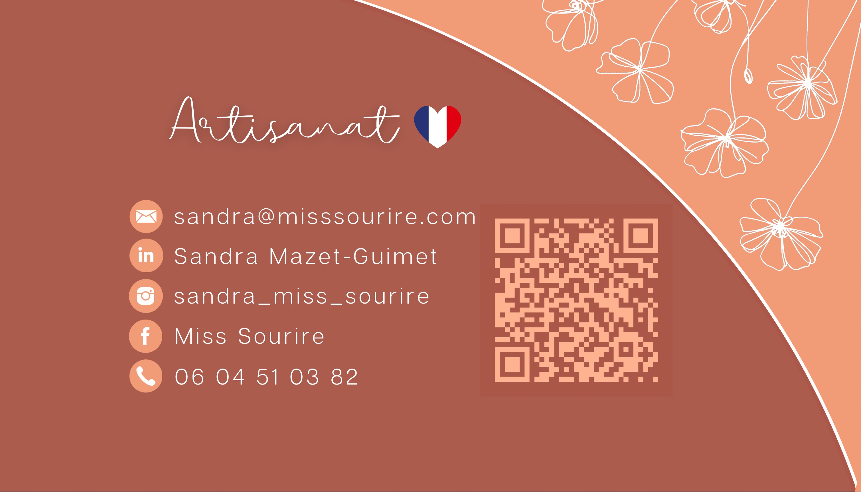 carte de visite de Sandra Mazet-guimet