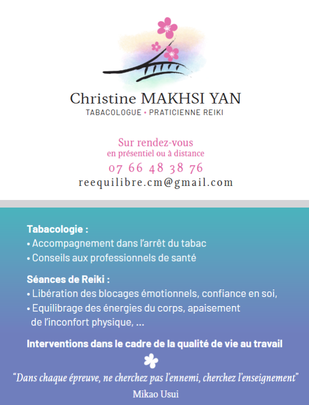 carte de visite de Christine MAKHSI-YAN